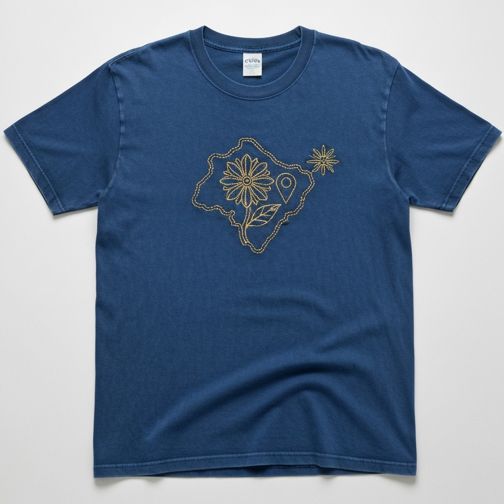 Event merchandise embroidery example